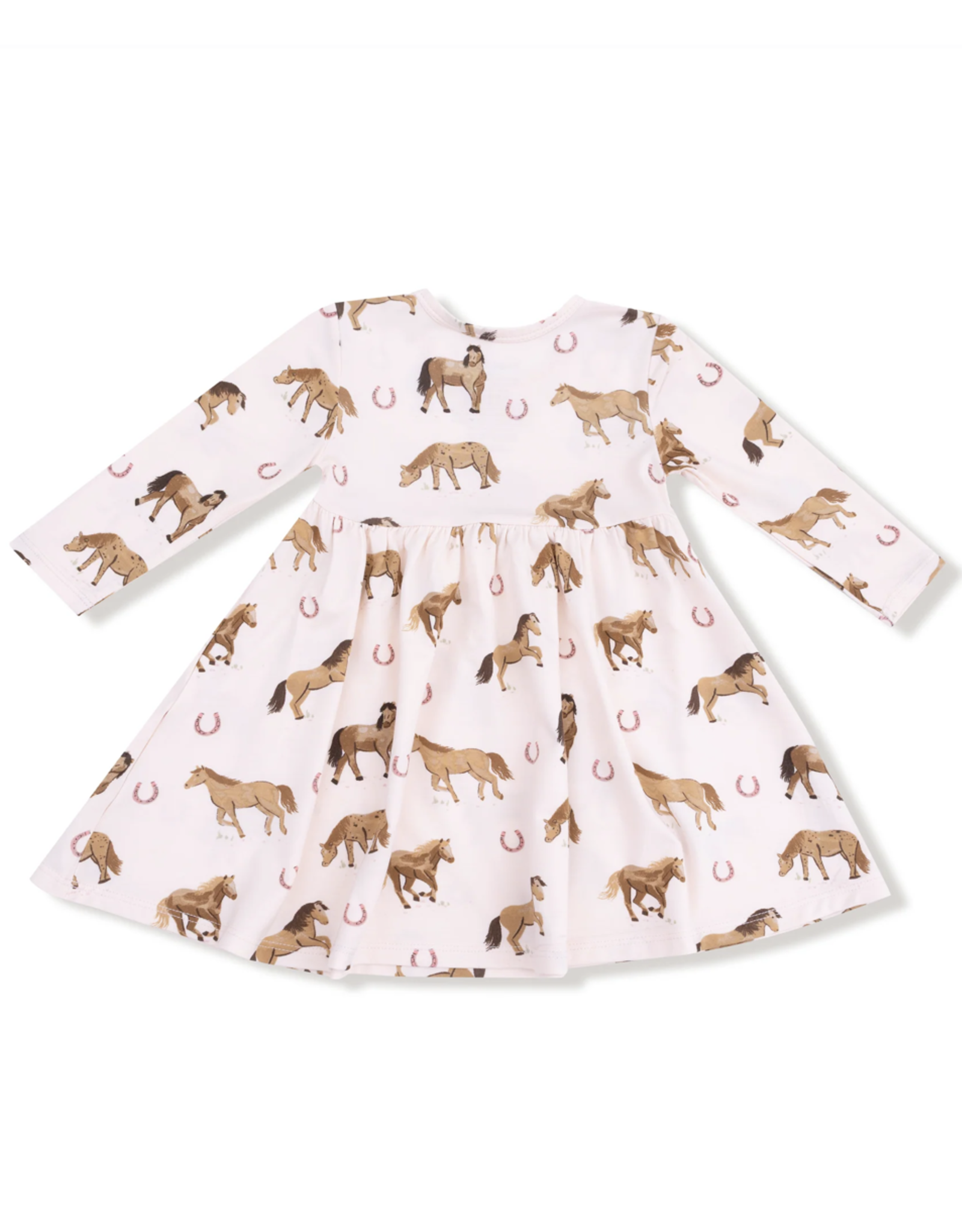 Angel Dear ADF25 Twirly Dress Pink Horses