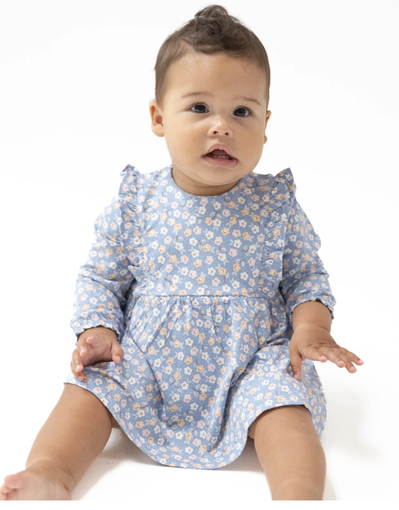 Angel Dear ADF25 Ruffle Bodysuit Dress Country Calico