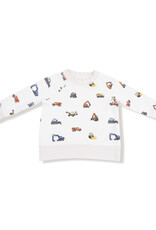 Angel Dear ADF25 French Terry Sweatshirt/Jogger Construction Vehicles