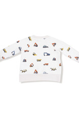 Angel Dear ADF25 French Terry Sweatshirt/Jogger Construction Vehicles