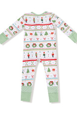 Angel Dear ADF25 2 Way Zipper Romper Nutcracker Fair Isle