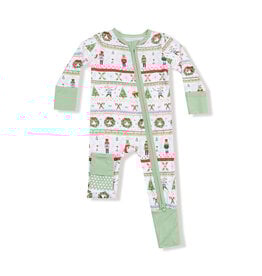 Angel Dear 2 Way Zipper Romper Nutcracker Fair Isle