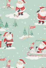 Angel Dear ADF25 2 Way Zipper Romper Golfing Santa Elves