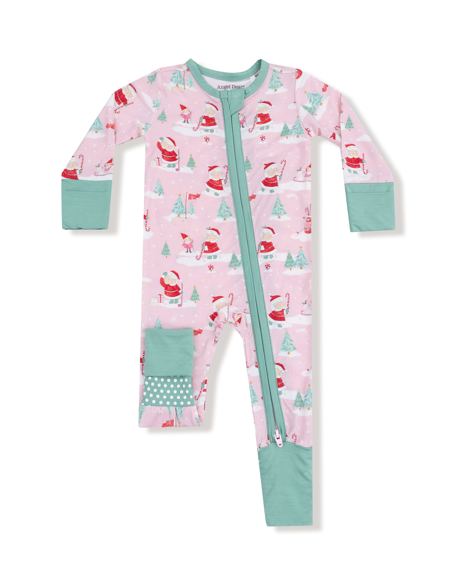 Angel Dear ADF25 2 Way Zipper Romper Golfing Mrs.Claus Elves