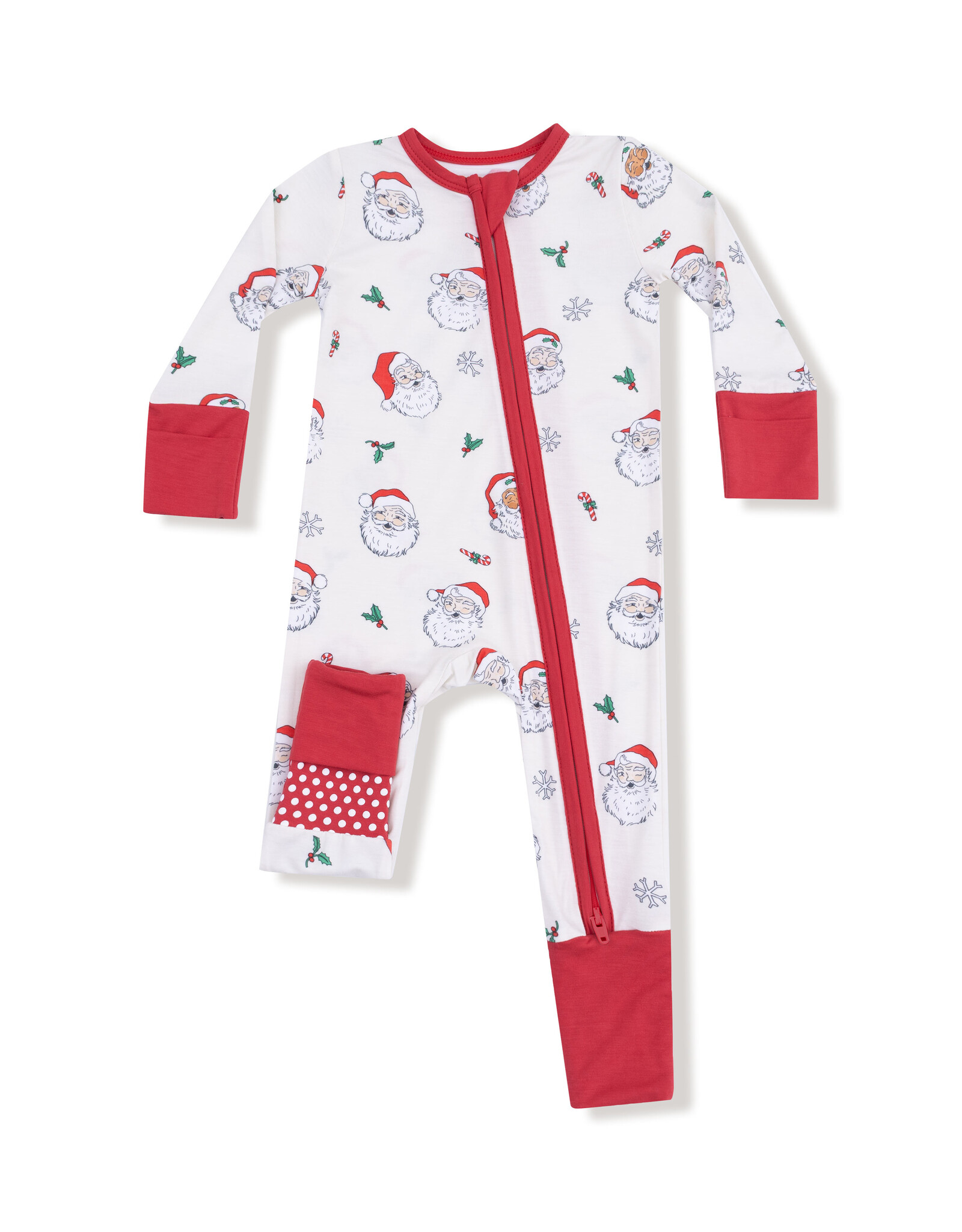 Angel Dear ADF25 2 Way Zipper Romper Vintage Santas