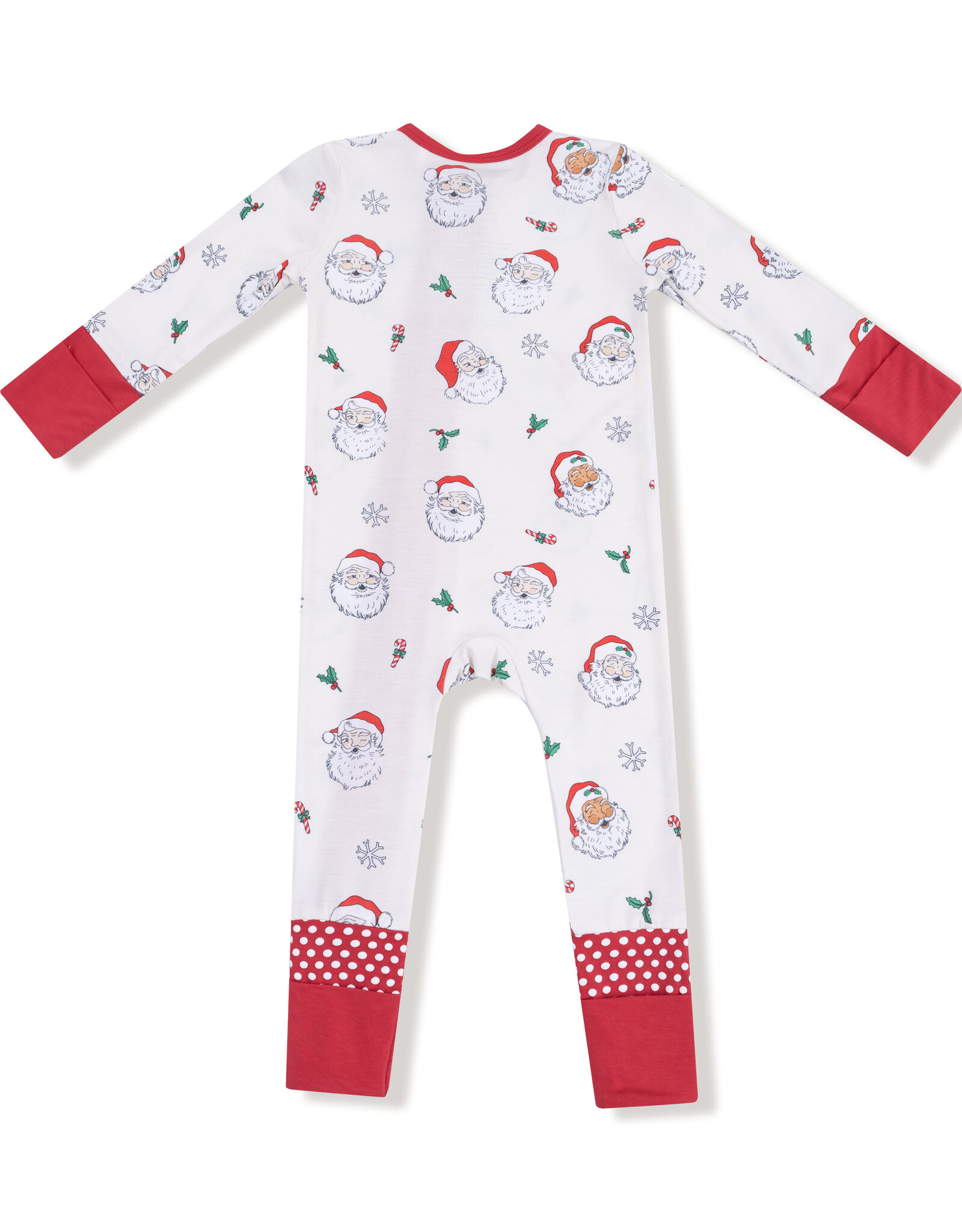 Angel Dear ADF25 2 Way Zipper Romper Vintage Santas
