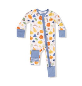 Angel Dear 2 Way Zipper Romper Autumn Pumpkins