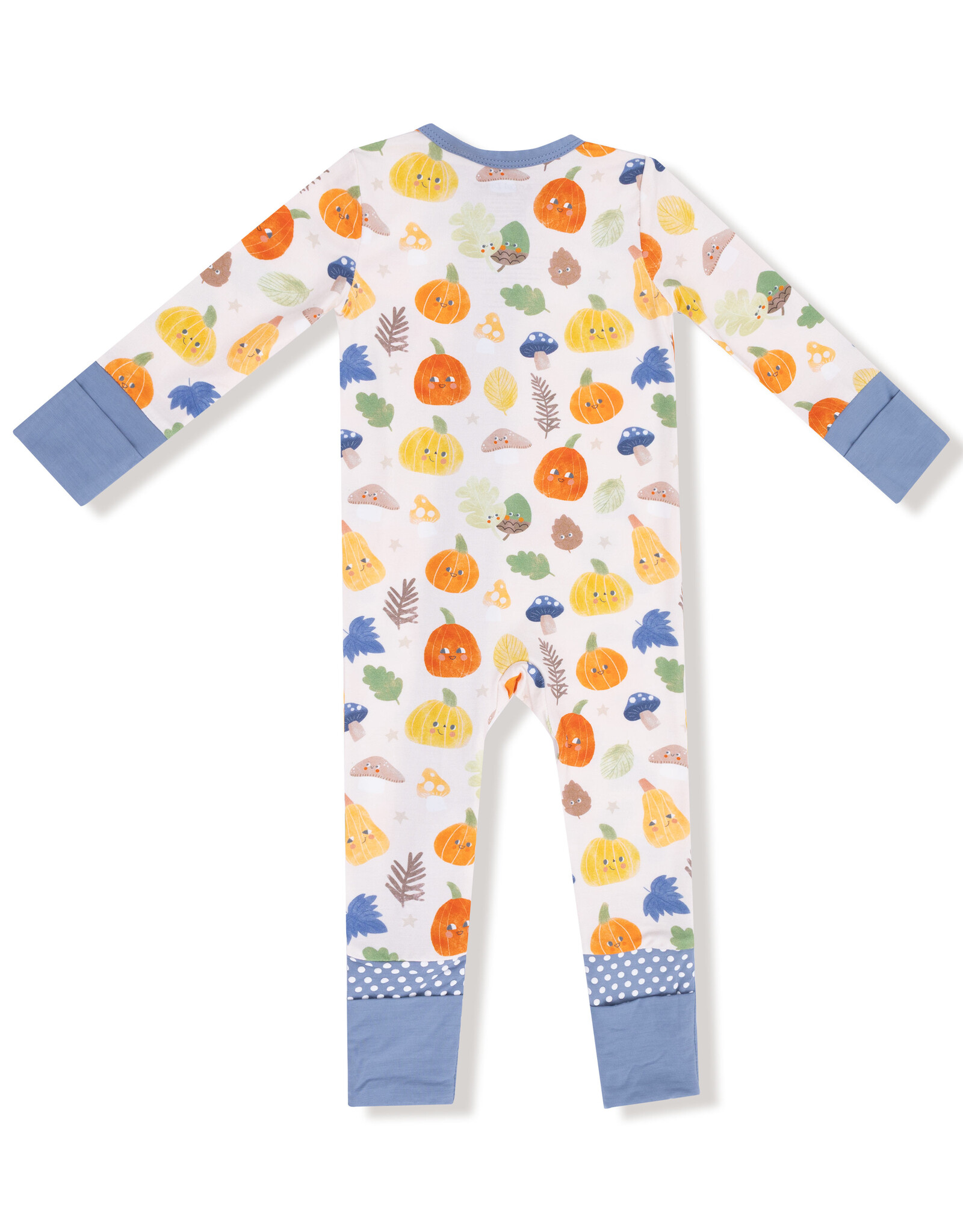 Angel Dear ADF25 2 Way Zipper Romper Autumn Pumpkins