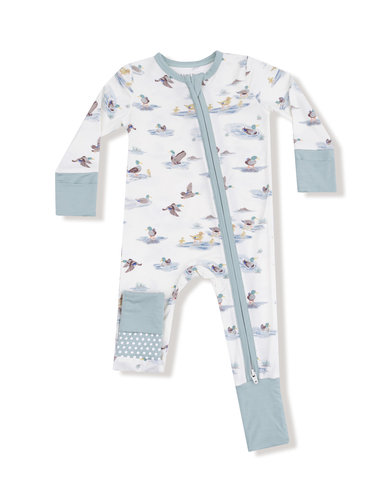 Angel Dear ADF25 2 Way Zipper Romper Migrating Mallards