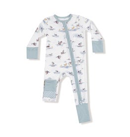 Angel Dear 2 Way Zipper Romper Migrating Mallards