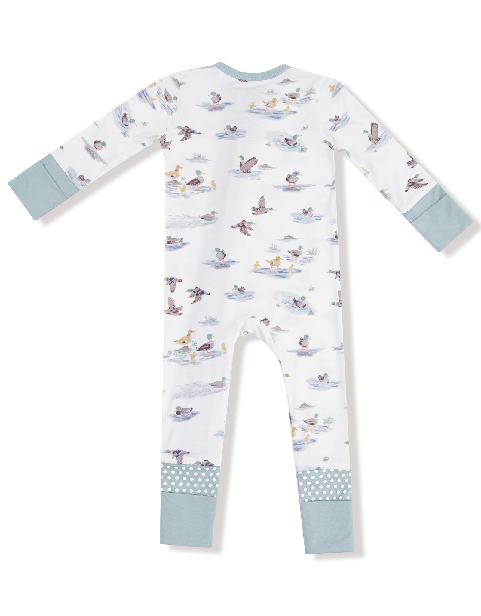 Angel Dear ADF25 2 Way Zipper Romper Migrating Mallards
