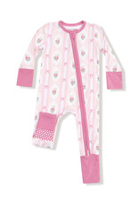 Angel Dear ADF25 2 Way Zipper Romper Ogee Lace Floral