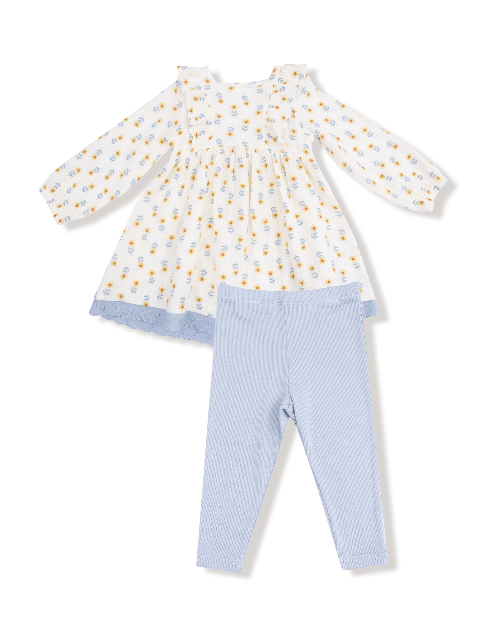 Angel Dear ADF25 Dress/Legging Set Western Sunflower