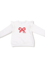 Angel Dear ADF25 French Terry Sweathshirt Candy Canes