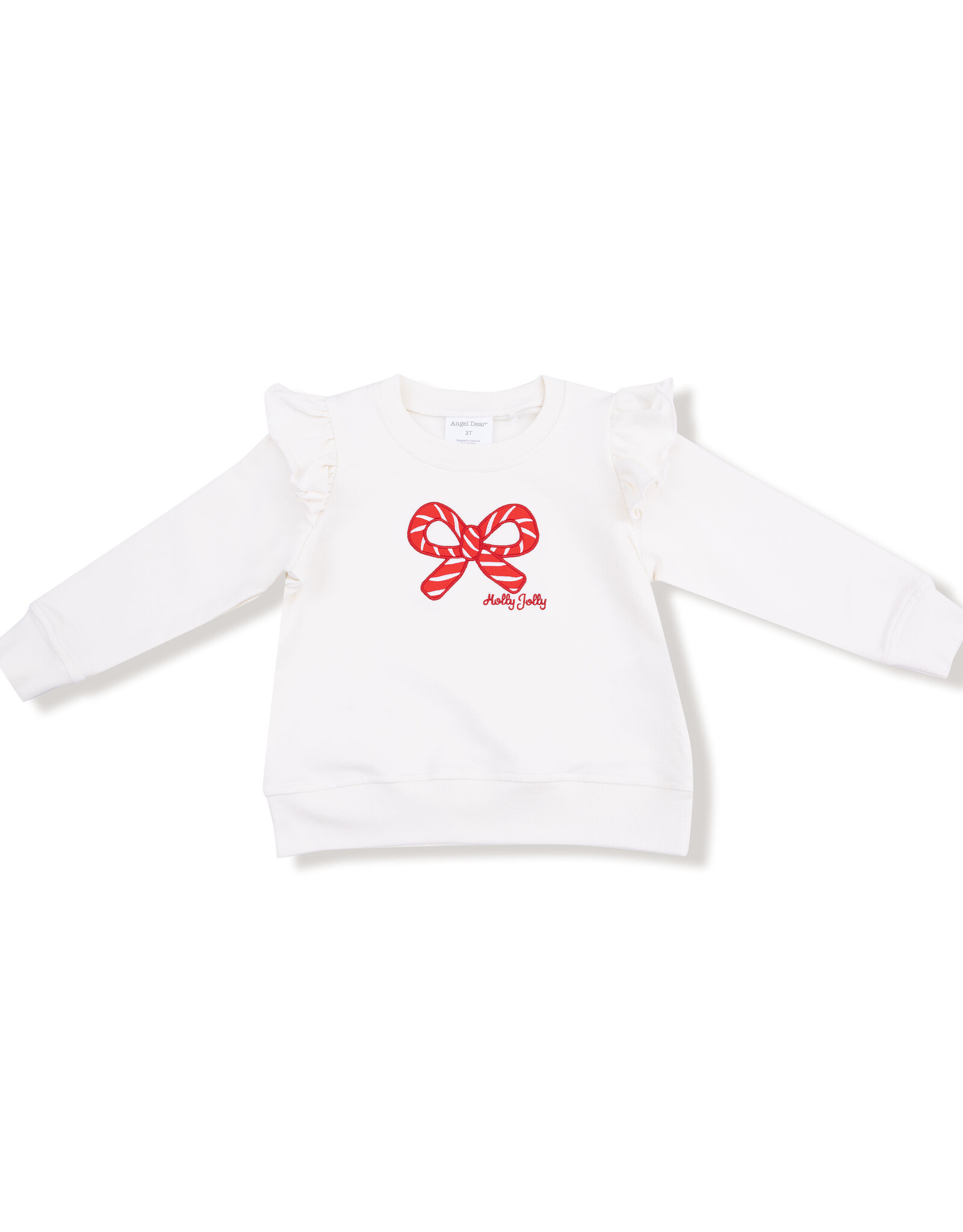Angel Dear ADF25 French Terry Sweathshirt Candy Canes