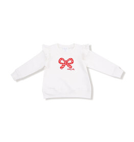 Angel Dear (Size 4T) French Terry Sweathshirt Candy Canes