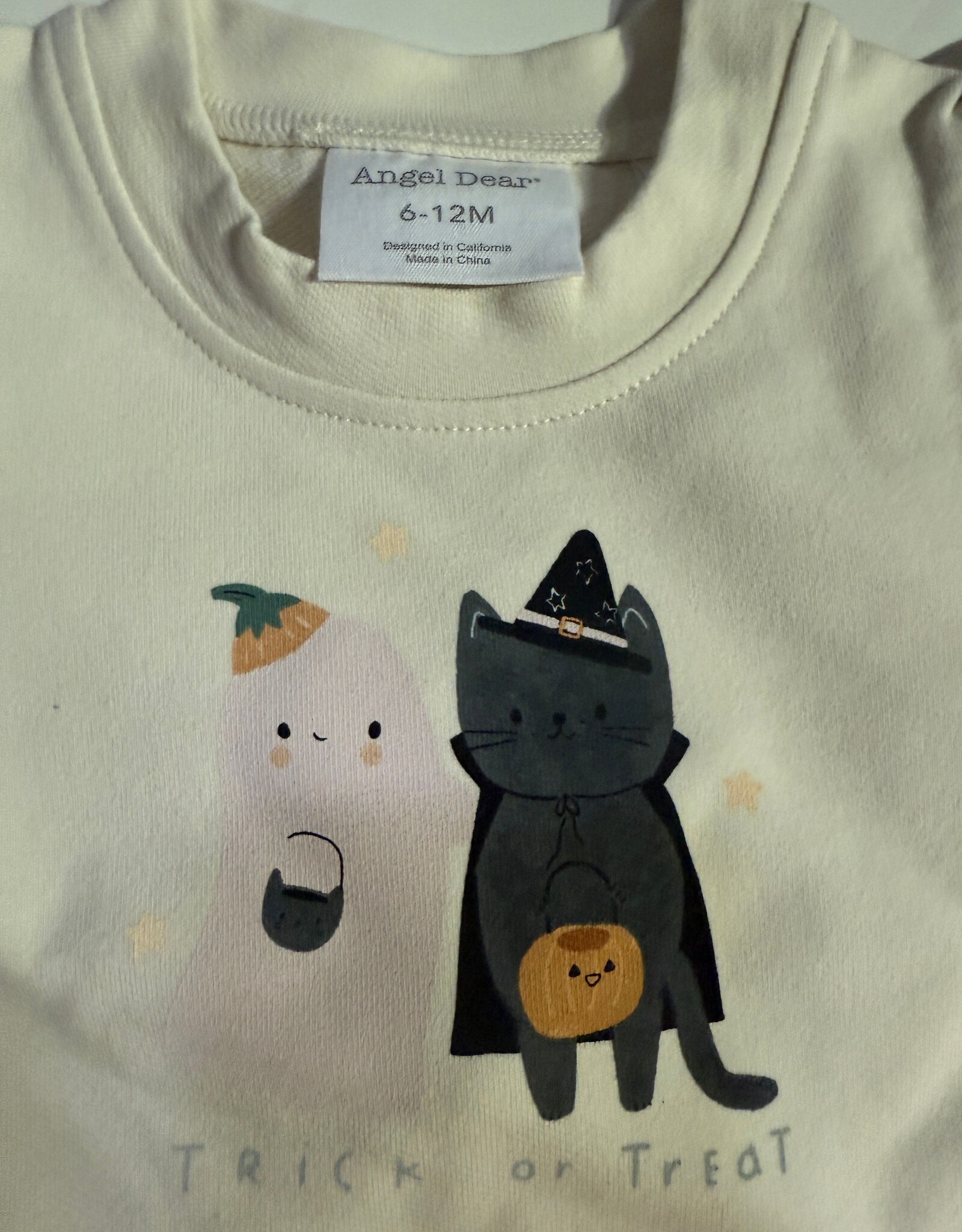 Angel Dear ADF25 French Terry Sweathshirt Trick or Treat