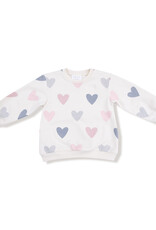 Angel Dear ADF25 French Terry Sweathshirt Legging Set Hearts