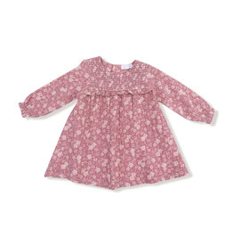 Angel Dear Smocked Ruffle Dress Bandana Floral