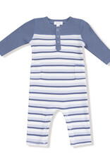 Angel Dear ADF25 Romper Vintage Stripe Blue