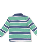 Angel Dear ADF25 Green/Navy Stripe Polo