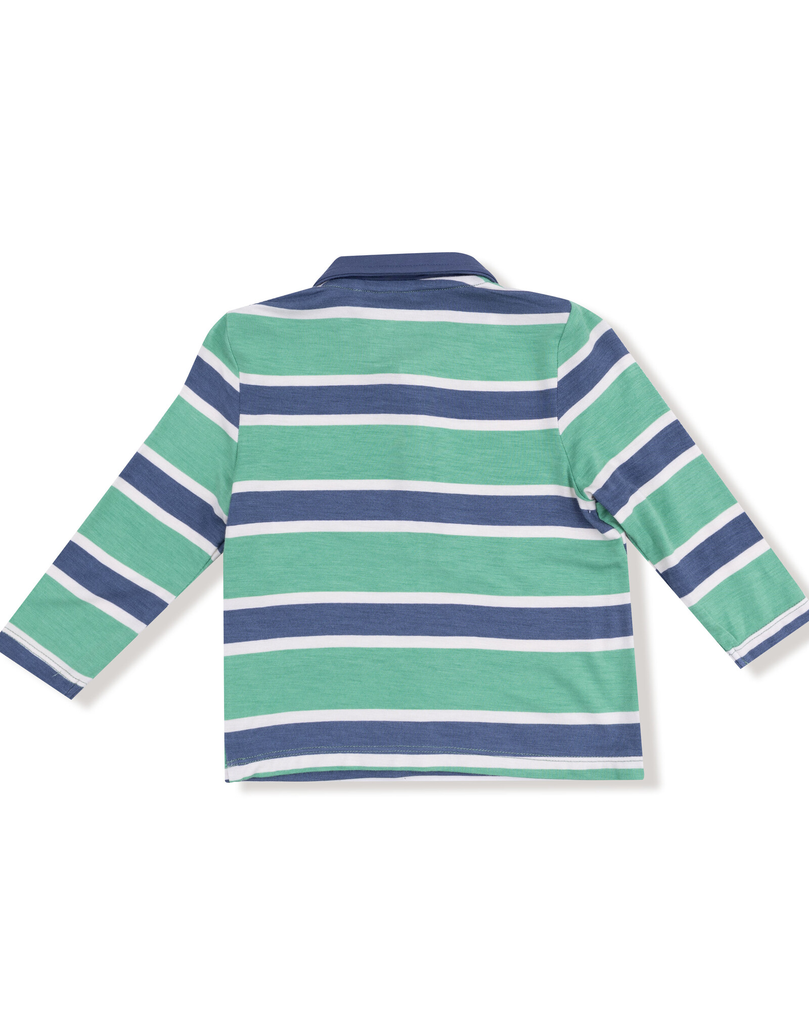 Angel Dear ADF25 Green/Navy Stripe Polo