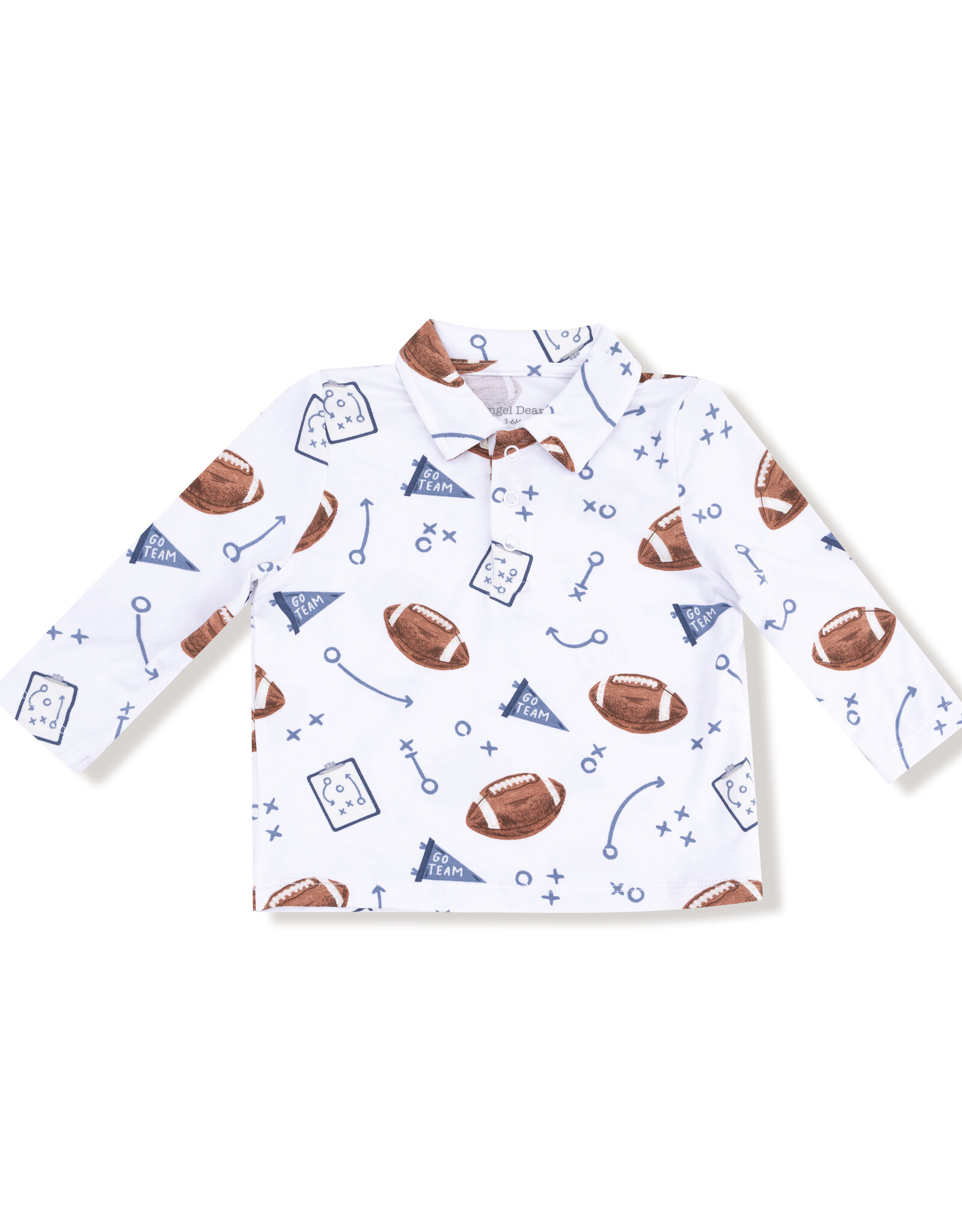 Angel Dear ADF25 Navy Touchdown Time Polo