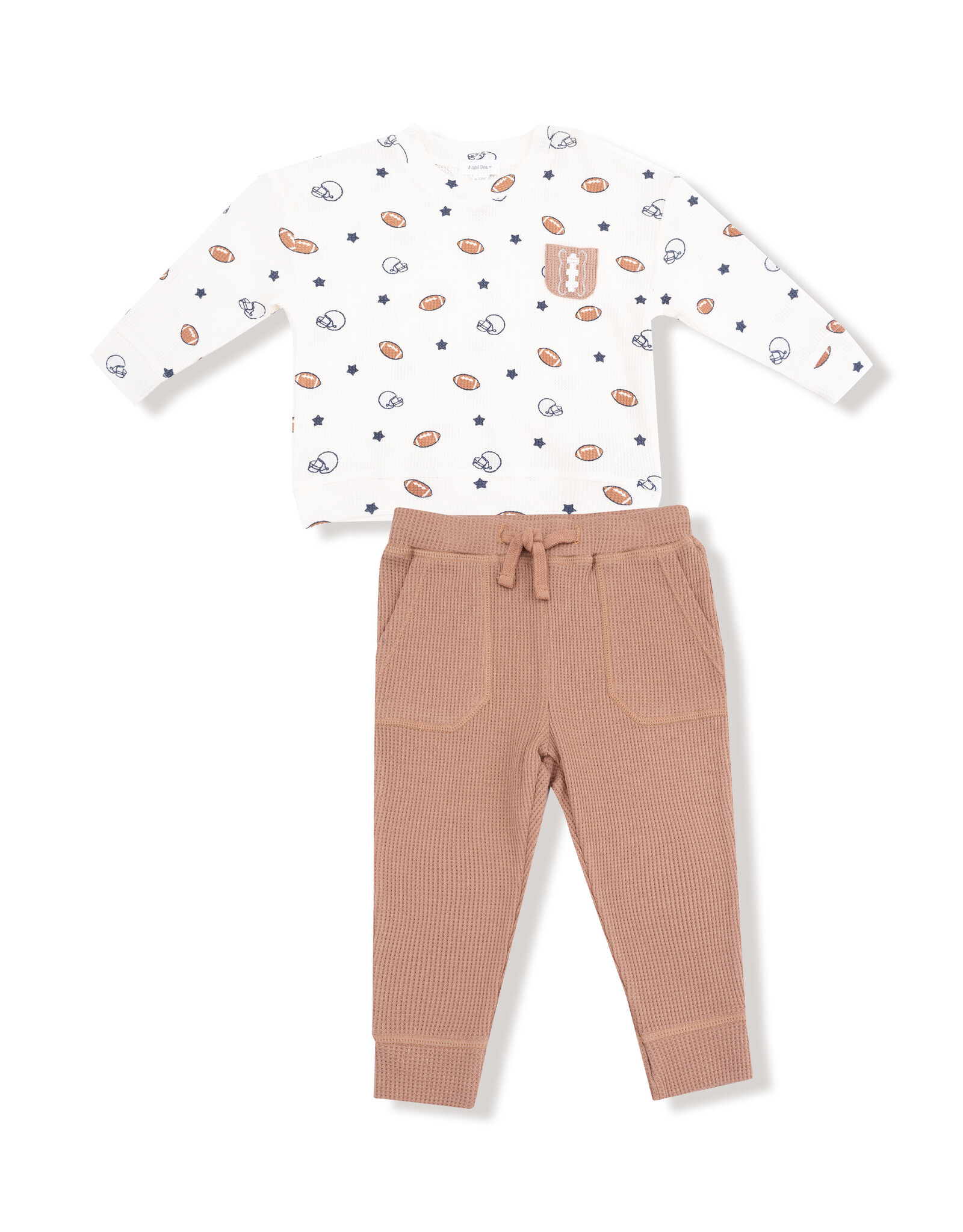 Angel Dear ADF25 Shirt/Jogger Set Footballs/Stars