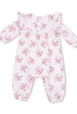 Angel Dear ADF25 LS Petal Ruffle Romper Belle Rosette Dot