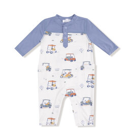 Angel Dear (6/12 M) Romper Zooming Golf Carts