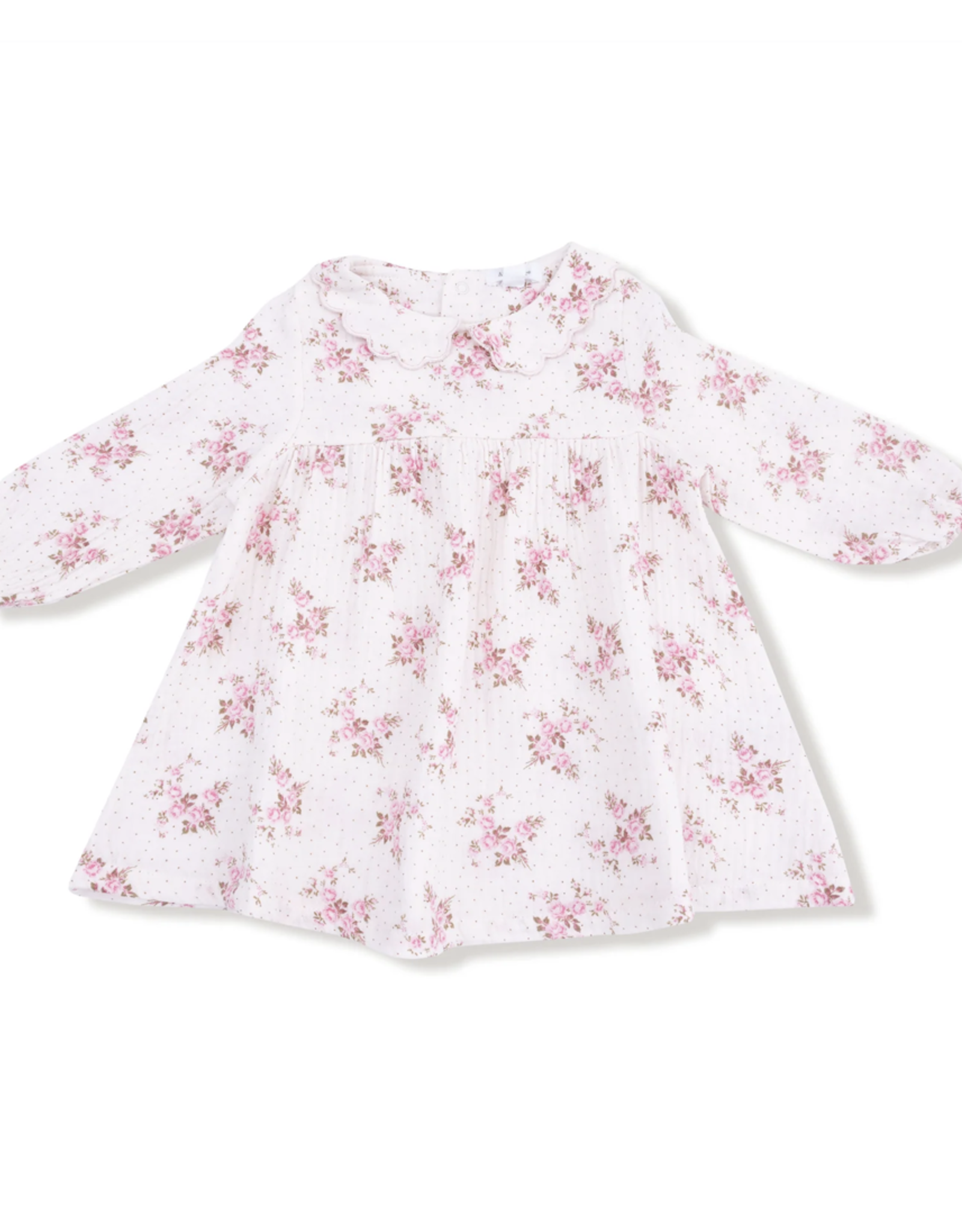 Angel Dear ADF25 Collar Dress/Legging Set Belle Rosette Dot