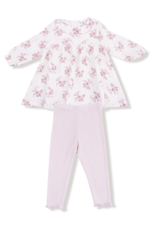 Angel Dear ADF25 Collar Dress/Legging Set Belle Rosette Dot