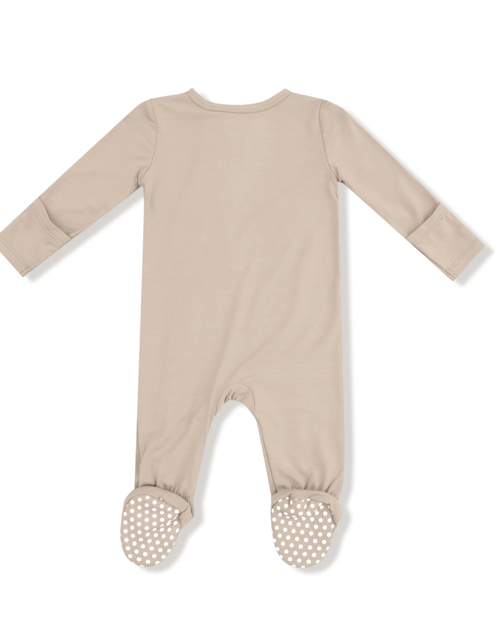 Angel Dear ADF25 2 Way Zipper Footie Smoke Gray