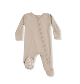 Angel Dear 2 Way Zipper Footie Smoke Gray
