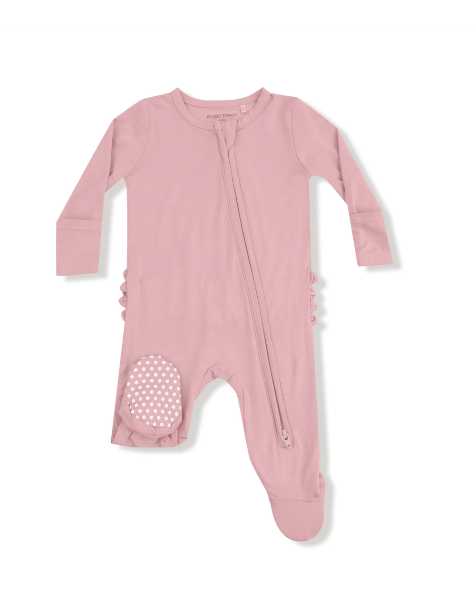 Angel Dear ADF25 2 Way Zipper Footie Pink Dolphin