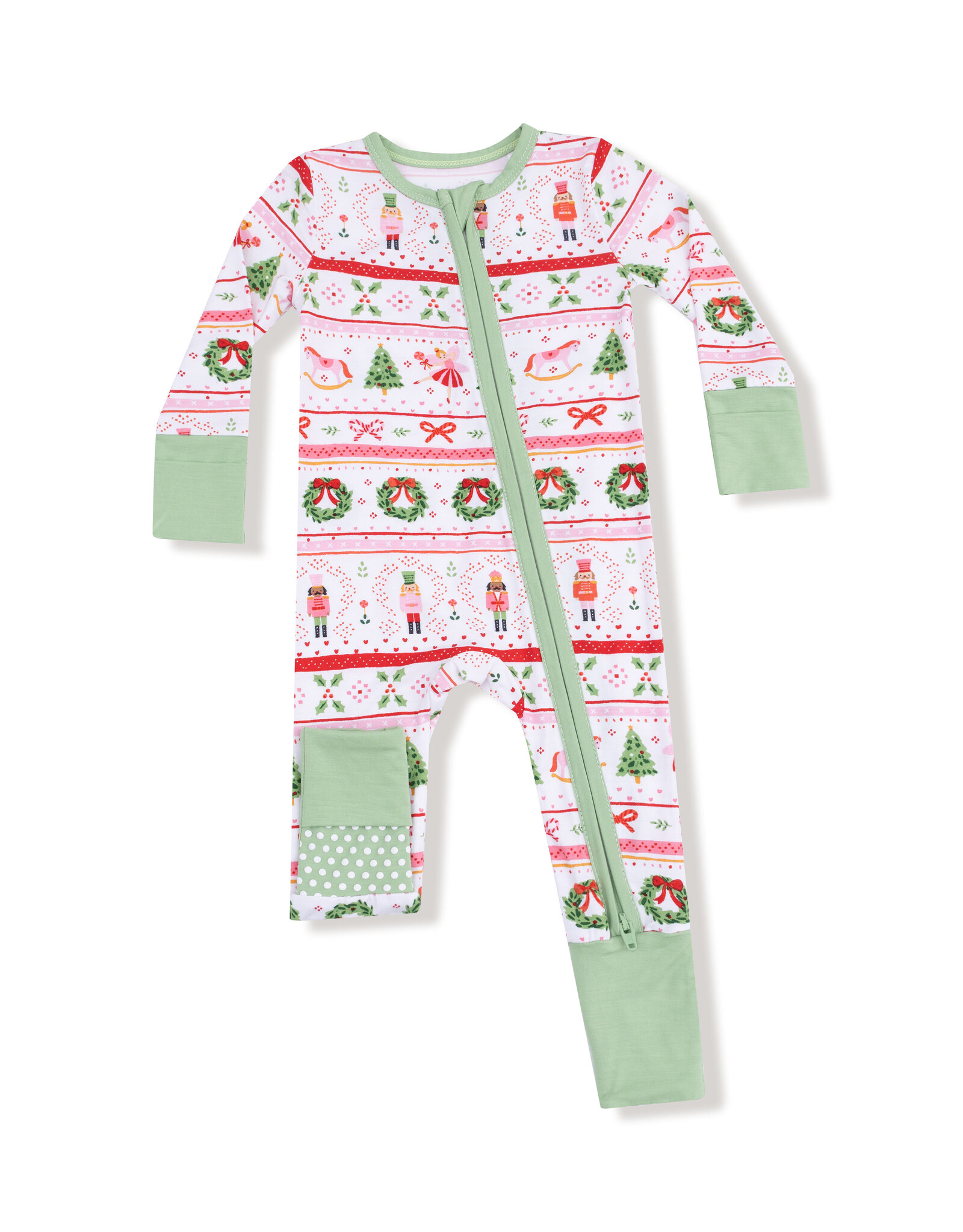 Angel Dear ADF25 2 Way Zipper Romper Sugar Plum Fairy