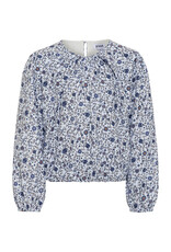 Pleat Wren Top Forget Me Nots