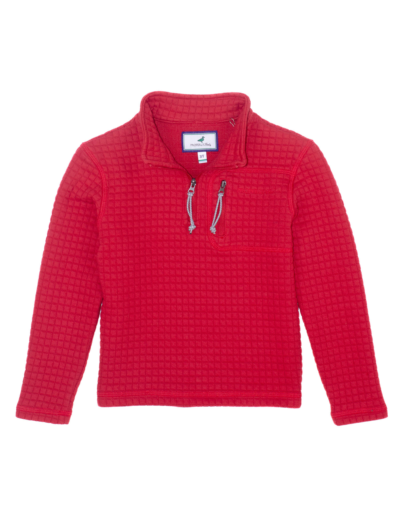 Properly Tied PT25 Delta Pullover True Red