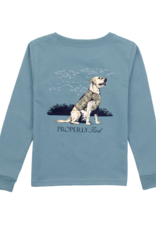 Properly Tied PT25 LS Tee Steel Blue Good Boy