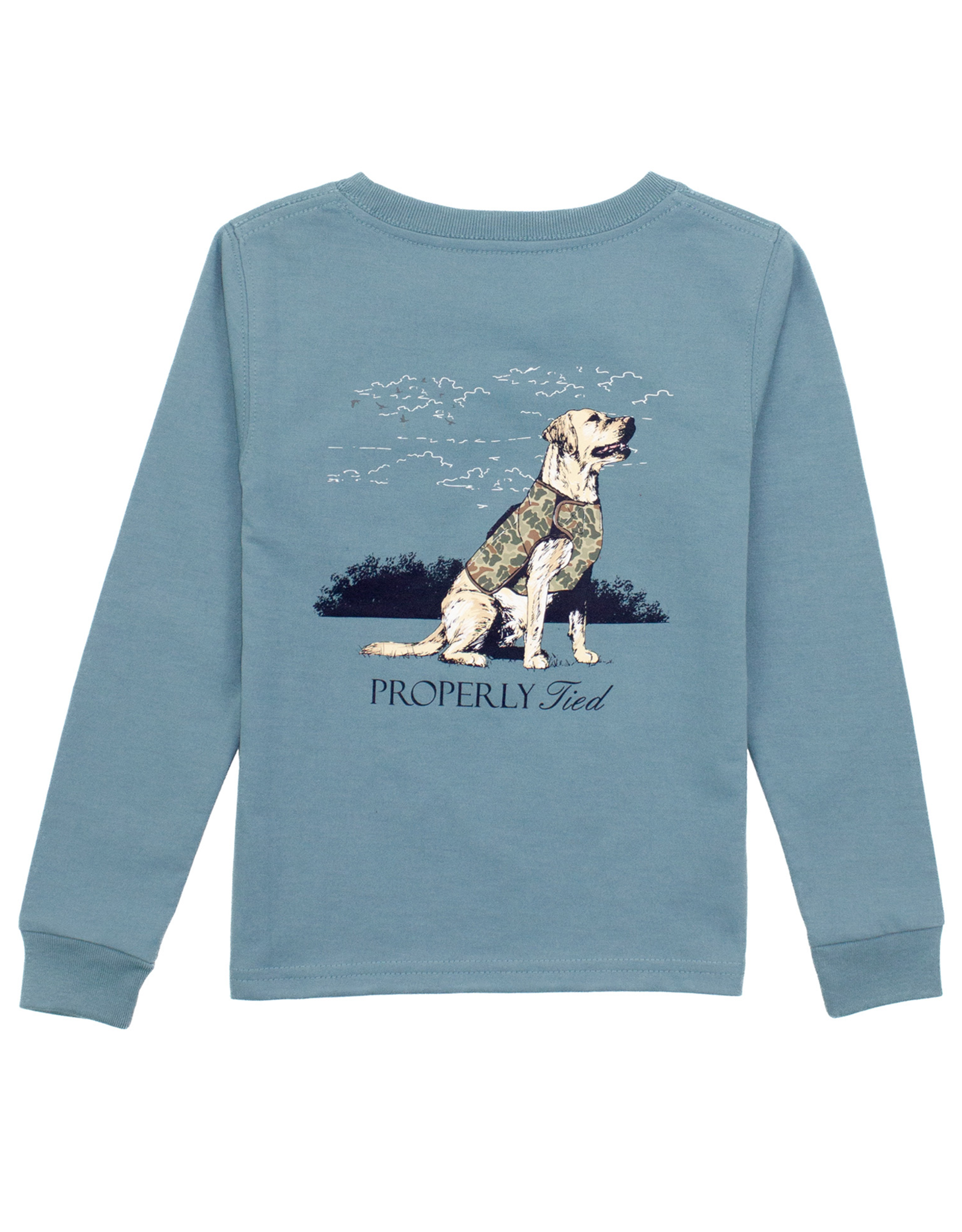 Properly Tied PT25 LS Tee Steel Blue Good Boy