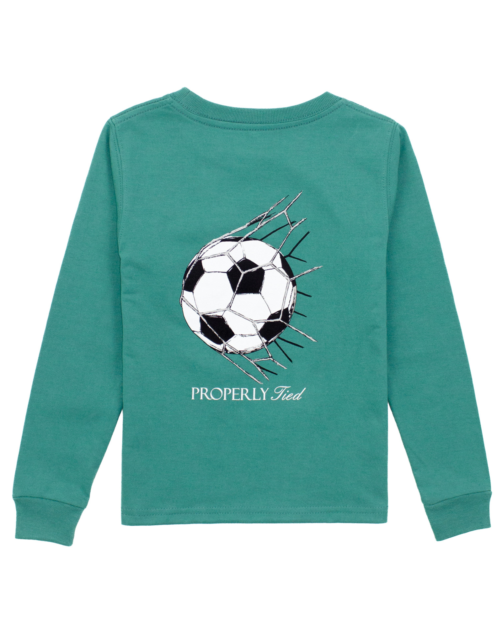 Properly Tied PT25 LS Tee Teal Goal