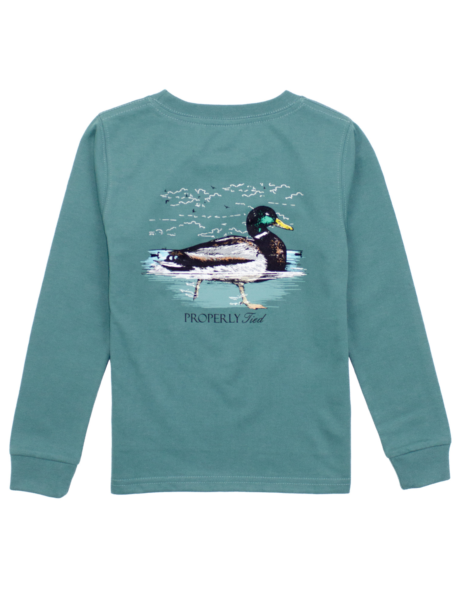 Properly Tied PT25 LS Tee Marine Green Mallard