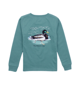 Properly Tied Long Sleeve Tee Marine Green Mallard