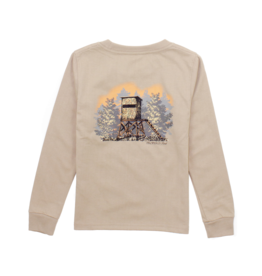 Properly Tied Long Sleeve Tee Sand Deer Stand