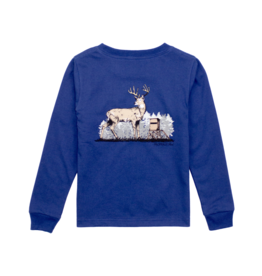 Properly Tied Long Sleeve Tee River Blue Deer Season