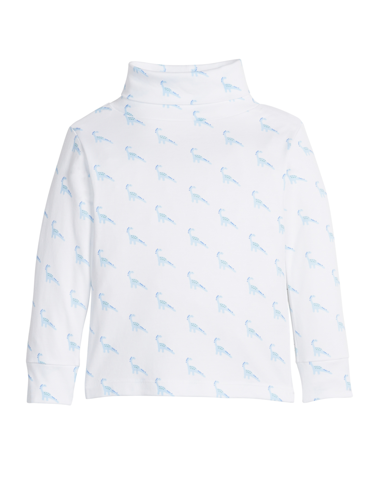 Little English LEF25 Blue Dinosaur Turtleneck