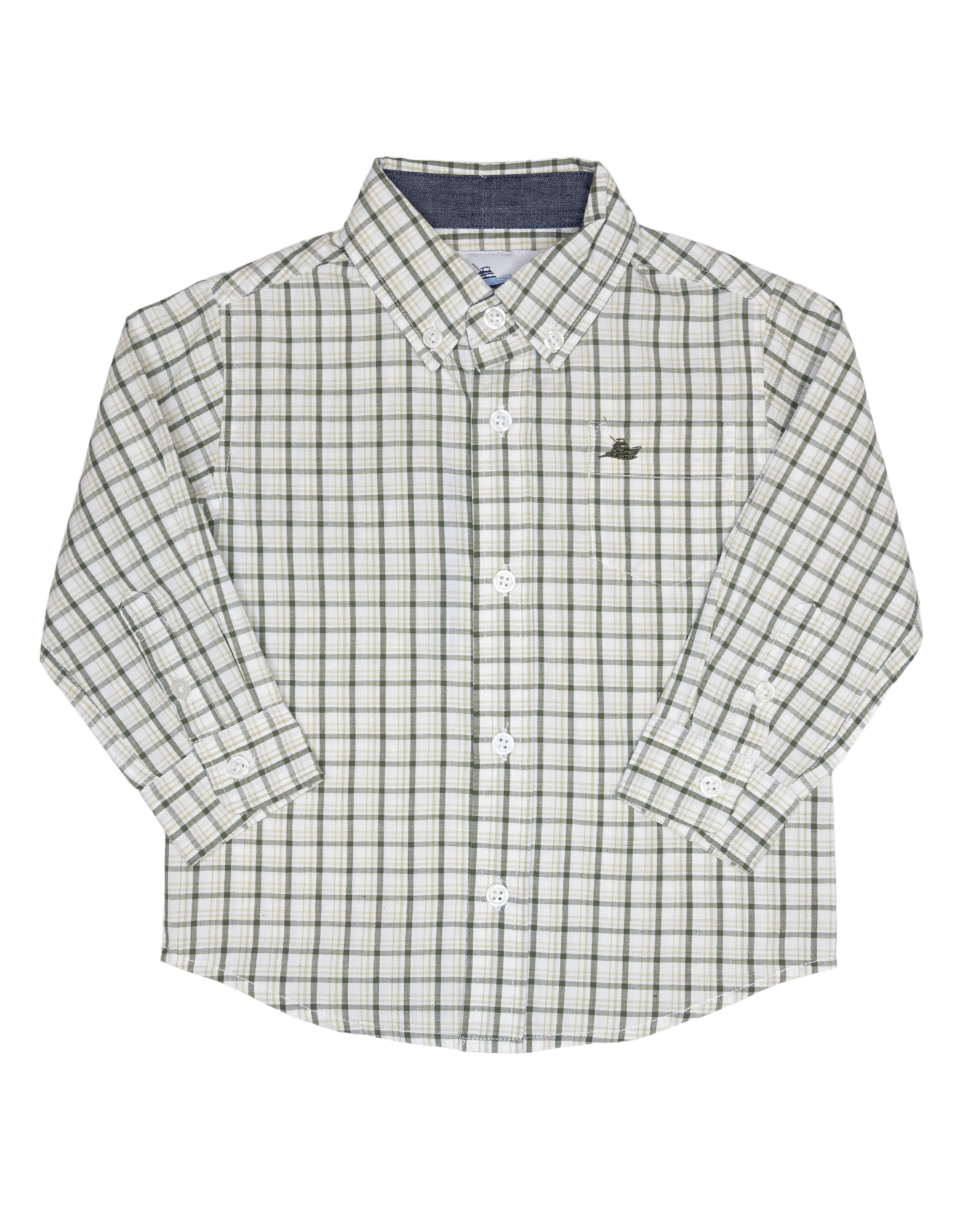 South Bound SBound Dress Shirt 3773 Olive/Elm