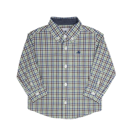 South Bound Dress Shirt Navy/Aspen Green