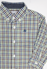 South Bound SBound Dress Shirt 3770 Navy/Aspen Green