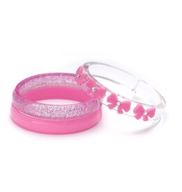 Lilies & Roses Bangle Pink Bows
